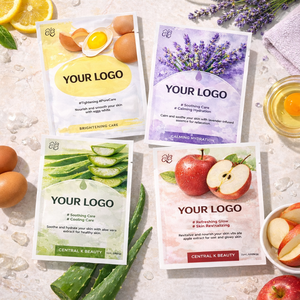 Masque visage et corps en hydrogel coréen OEM avec vitamine C, collagène, hydratation intense pour une peau anti-âge - Product Image 1