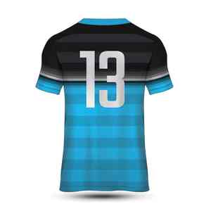 Chemises en coton à manches courtes personnalisées avec logo, style rugby et golf, chemises rayées pour femmes - Product Image 1