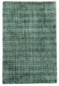 Alfombra de Seda de Jazmín Verde Tejida a Mano: Alfombra Minimalista de Lujo - Product Image 1