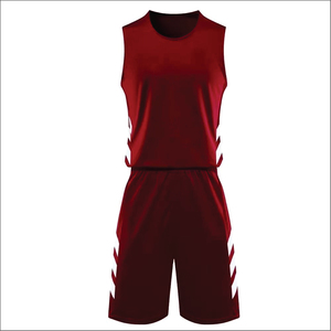 Conjunto de Uniforme de Baloncesto de Verano de Secado Rápido y Transpirable, 100% Poliéster, con Impresión de Logotipo Personalizado, MOQ Bajo - Product Image 1