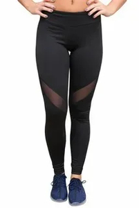 Nouveau type de legging décontracté tricoté pour femme, taille haute, anti-bactérien, patchwork, pour le fitness - Product Image 4
