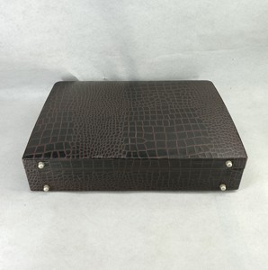 Leather Ladies Briefcase Laptop Bag Women's Handbag Portable <b>Suitcase</b> Italian <b>Lock</b> Business Travel Office Pilot Case Wholesale - Product Image 5