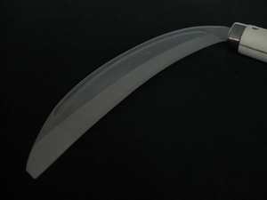 Mikaduki-Kama, Sierra de Acero Inoxidable 195, Marca NISAKU, para Trabajos de Corte de Césped, Hecho en Japón, Mango de Madera, Recto - Product Image 2