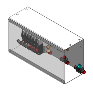 Nouvel ensemble d'accessoires pneumatiques pour convoyeurs à chaîne à double vitesse, lignes d'automatisation d'assemblage électronique, revêtement en poudre, garantie 1 an - Product Image 1