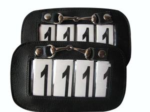 Soportes de número ostentosos de brida de caballo. - Product Image 2