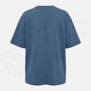 T-shirt en coton surdimensionné pour femme, style ample avec logo de marque imprimé personnalisé, couleur personnalisée, qualité supérieure - Product Image 2