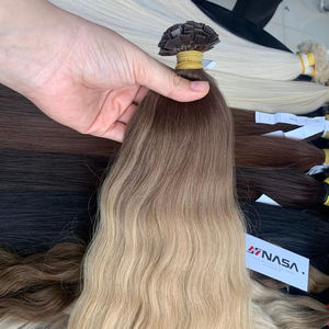 Extensions de cheveux vierges en vrac de Hanoi, Vietnam, décolorées toutes couleurs, pointes pleines, prix d'usine, livraison rapide - Product Image 1