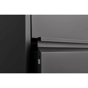 Organizzatore per Ufficio Domestico, Armadietto Verticale in Metallo a 3 Cassetti con Serratura, Armadietto Portadocumenti a Due Cassetti - Product Image 6