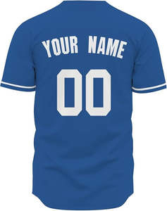 Maillot de baseball respirant style uniforme, couleur rose, vente en gros, vêtements de sport, maillots de baseball imprimés pour hommes et femmes - Product Image 3