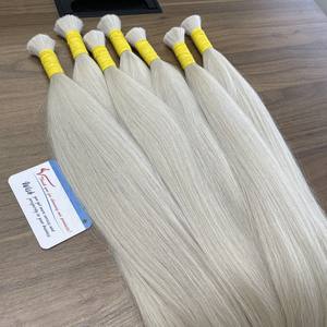 100% human <b>hair</b> <b>color</b> bulk customize <b>color</b> and lengths ready to ship from <b>6</b>- 32 inches straight textures - Product Image 5