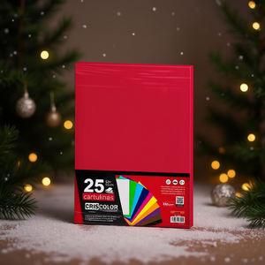 กระดาษการ์ตูลิน่าสีแดงคริสต์มาส งานฝีมือกระดาษสุดหรู - Product Image 3