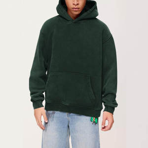 Sweat-shirt homme surdimensionné, délavé et usé, 100% coton, tissu éponge français, haute qualité - Product Image 3