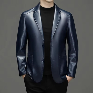 Blazers de terciopelo para mujer, corte ajustado, cuello alto tejido, impermeables, transpirables, estilo vintage, para negocios o uso casual. - Product Image 3