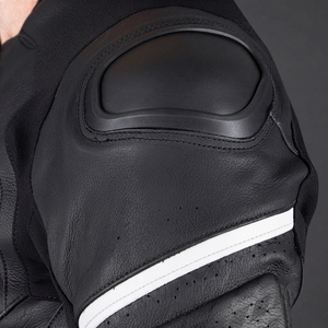 Traje de Motociclista de Cuero Negro, Diseño OEM/ODM, Nuevo y Moderno, Personalizado, al por Mayor, Hecho de Cuero Genuino - Product Image 5