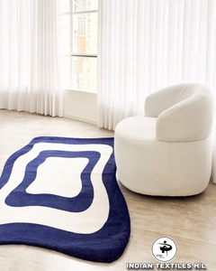 Tapis en laine tufté à la main, design moderne personnalisé, vente en gros de tapis tuftés à la main pour salon, pour INDIAN TEXTILES H/L - Product Image 1