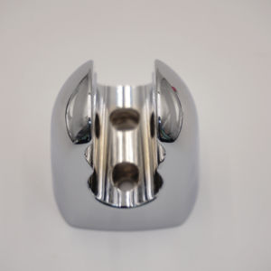 Support de pommeau de douche en ABS chromé avec fixation murale, sortie d'eau unique, design moderne, kits de douche à fixation murale - Product Image 1