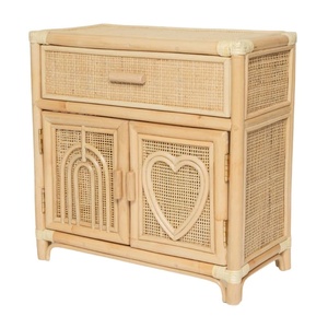 Rattan Kids Storage Cabinet Kids Furniture Heart Design Cabinet Factory Price High Quality Wholesale Hot Sale - Product Image 2