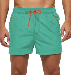 Men's Polyester/Cotton <b>Cargo</b> Swim <b>Shorts</b> with Elastic Waist Quick Dry Breathable Mesh Pocket-Eco-Friendly Beach & Board <b>Shorts</b> - Product Image 1
