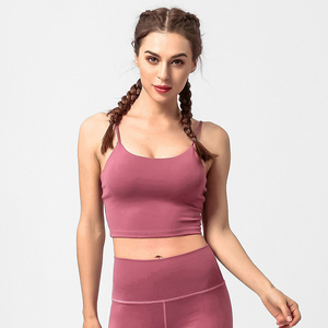 Sujetador Deportivo de Alta Calidad para Mujer, de Secado Rápido, Transpirable, con Logotipo Frontal, Precio al por Mayor - Product Image 2