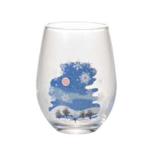 Juego de Vasos de Vidrio que Cambian de Color con Diseño Japandi y Patrón de Temporada - Regalo para el Hogar y Hoteles - Product Image 3