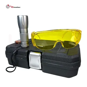 Ultraviolette Leckdetektions-Torchlitze LED mit UV-Brille-Set Box