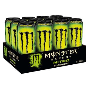 Monster Nitro Energy Drink Can 0.5L Original Carbonated Energy Beverage for Instant Boost Workout Study Focus Wholesale Supply - Product Image 1