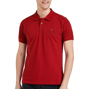 เสื้อโปโลผ้าคอตตอนผสมเนื้อนุ่มแบบหรูหราสำหรับผู้ชาย ผลิตตามสั่ง OEM แห้งเร็ว เหมาะสำหรับเล่นกอล์ฟ  แบบเรียบ - Product Image 1