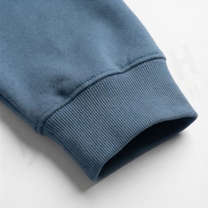 Conjunto Deportivo Azul para Hombre con Capucha, Sudadera y Pantalones Largos de Algodón de Color Sólido, Corte Regular, Ropa Casual de Otoño - Product Image 6