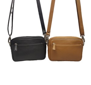 Bolsos de mano de cuero liso o PU vegano para mujer, bandoleras, bolsas de maquillaje, bolsos de moda 2026 de diseñador, de exportador indio - Product Image 4