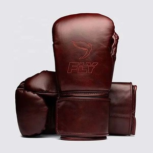 Gants de boxe Fly, design en cuir professionnel pour une protection maximale des mains et une amélioration de la puissance des coups, équipement d'entraînement pour adultes - Product Image 1