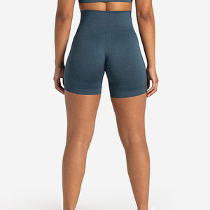 Shorts Deportivos de Verano para Mujer, Ligeros, Transpirables, de Secado Rápido, Alta Elasticidad, Color Personalizado, Sólidos, Spandex/Algodón Poliéster - Product Image 6