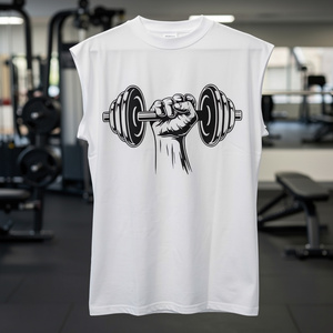 Débardeur de sport en coton imprimé numérique 2026 pour homme, à manches courtes, ample, séchage rapide, respirant, vente chaude Birlag Sports - Product Image 2