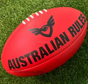 Premium Match AFL Football Full Grain Leather Fitted With Super Bladder And Fully Hand Sewn