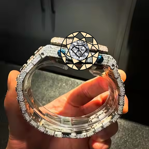 Reloj de Buceo Mecánico para Hombre, Personalizado al por Mayor, de Alta Calidad, Resistente al Agua, con Moissanita y Probador de Diamantes - Product Image 3