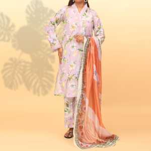 PW4015 Women's Digital Printed Grip Silk <b>Suit</b> Pants 3-PC Set - Product Image 3