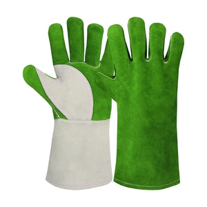 Gants de soudage en cuir de vachette pleine fleur, résistants aux flammes, pour travaux lourds, sécurité industrielle, construction, lutte contre les incendies - Product Image 3