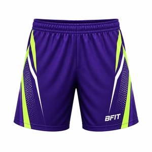 Ensemble d'uniformes de football unisexes haute performance avec maillot géométrique, short assorti et kit de tenue d'équipe athlétique 100 % polyester à séchage rapide - Product Image 3