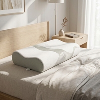 Oreiller de lit de récupération à technologie de pointe, design en S, garnissage 1110g, maille respirante, soutien cervical latéral, fabricant