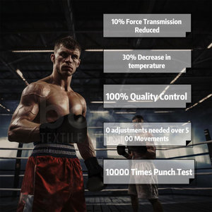 Gants de boxe durables avec protection en mousse profilée, intérieur respirant, zone du pouce flexible et maintien ferme du poignet - Product Image 5