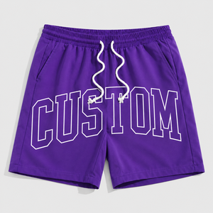 Shorts en nylon personnalisés pour hommes, vêtements de sport quotidiens, prêts à l'exportation, usine de vêtements - Product Image 2