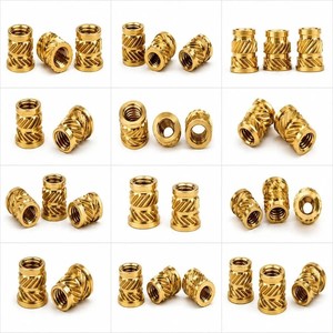 Tuerca de inserción de latón cincado, de pulgada, autoblocante, totalmente roscada, mecanizada por CNC para mangueras de industria general AOL - Product Image 6