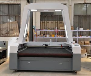 Dowin Laser 1812 vải vải da CO2 Laser Cutter/cho ăn tự động <span class=keywords><strong>CNC</strong></span> máy cắt laser cho ngành dệt - Product Image 3