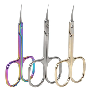 Wholesale Style Curved Manicure <b>Nail</b> Care Handle Cuticle Nipper Dead Skin Removal Scissors Beauty Cuticle <b>Tools</b> Durable Design - Product Image 1