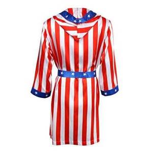 Robe de boxe en satin respirante de haute qualité pour adultes, idéale pour la vente, avec short, ceinture et gants de boxe - Product Image 6