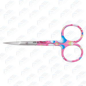 Tijeras profesionales para uñas de dedos y dedos de los pies, flecha curva, tijeras de acero para manicura y cutícula, lavables y autoclavables - Product Image 3