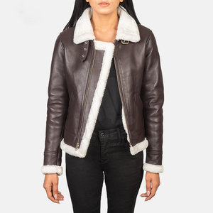 Chaquetas de Piel de Oveja para Mujer, Elegantes, Cálidas y Transpirables, con Logotipo Frontal, para Uso Diario en Invierno - Product Image 6