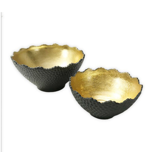 Handmade <b>Metal</b> Fruit Serving <b>Small</b> and Large Bowls <b>Table</b> Decorative Modern Coral Reef Design Nordic Home Luxury Serving Bowls - Product Image 1