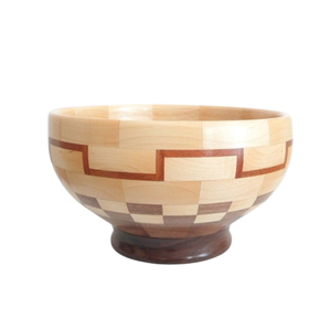 Bol en bois moderne pour salade de légumes, riz, dîner, stockage alimentaire, bols de service, logo personnalisé - Product Image 1