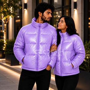 Cosh International Unisex Polyester Puffer Outerwear Warm Quilted <b>Bubble</b> <b>Coat</b> Adults Winter Jacket Breathable Windproof - Product Image 3