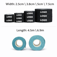 Cinta Adhesiva Elástica de Algodón para Crossfit, Levantamiento de Pesas y Deportes, con Protección para el Pulgar